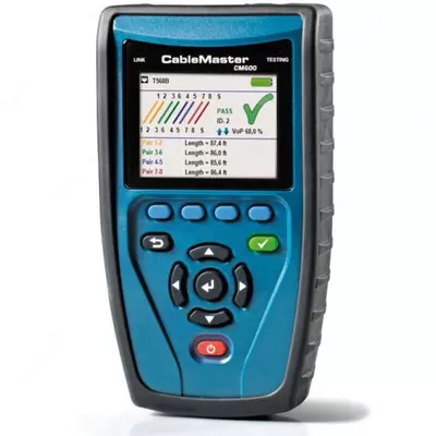 CableMaster 600 — тестер витой пары и коаксиального кабеля (с определением длины, метод TDR)