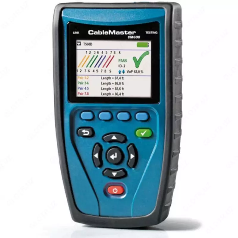 CableMaster 600 — тестер витой пары и коаксиального кабеля (с определением длины, метод TDR)