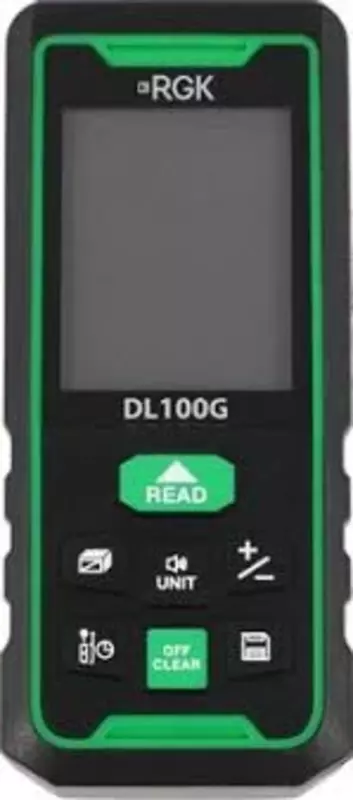 RGK DL100G — лазерный дальномер с угломером (зеленый луч)