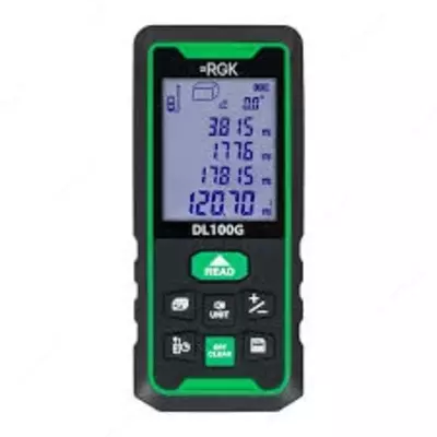 RGK DL100G — лазерный дальномер с угломером (зеленый луч)