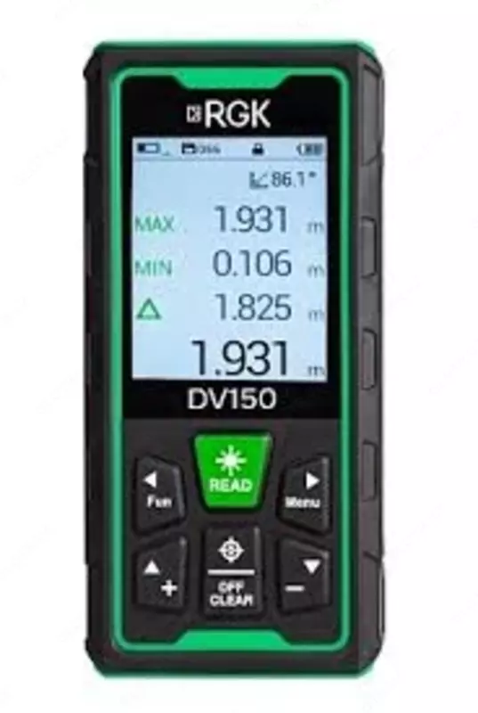 RGK DL70G — лазерный дальномер с угломером (зеленый луч)
