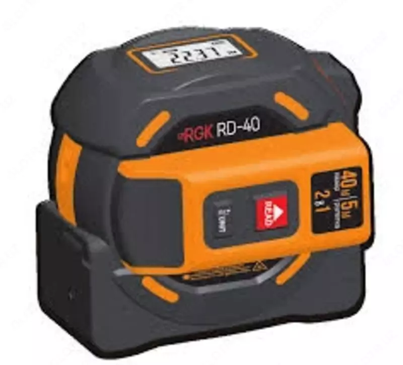 RGK RD40 — лазерный дальномер с рулеткой