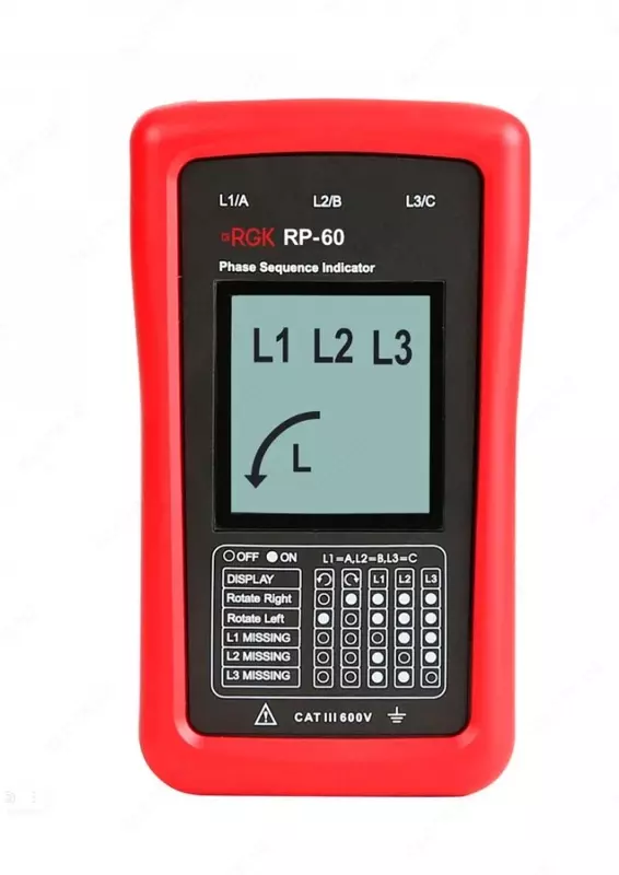 RGK RP-60 — индикатор чередования фаз