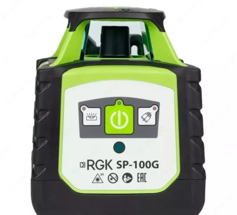 RGK SP-100G — ротационный нивелир с зеленым лучом