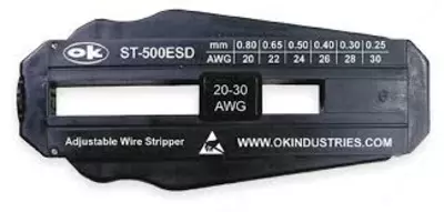 ST-500ESD — прецизионный антистатический стриппер для провода 0,25 - 0,8 мм