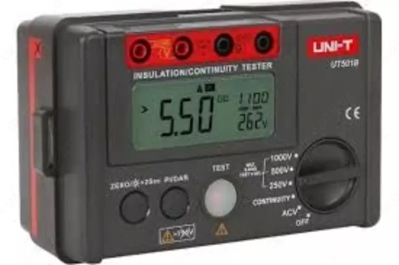 UNI-T UT501B — измеритель сопротивления изоляции цифровой
