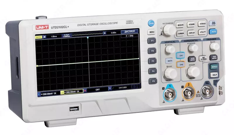 UNI-T UTD2102CL+ — осциллограф цифровой