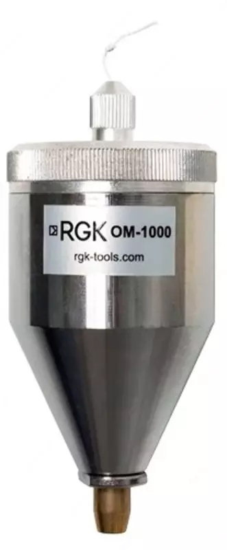 RGK OM-1000 — отвес маркшейдерский со съёмным шнуром