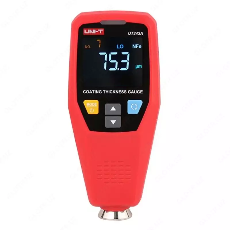 UNI-T UT343A — измеритель толщины ЛКП на магнитных и немагнитных металлах