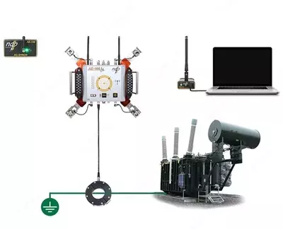 AE-150 — портативная система обнаружения и локализации частичных разрядов в трансформаторах