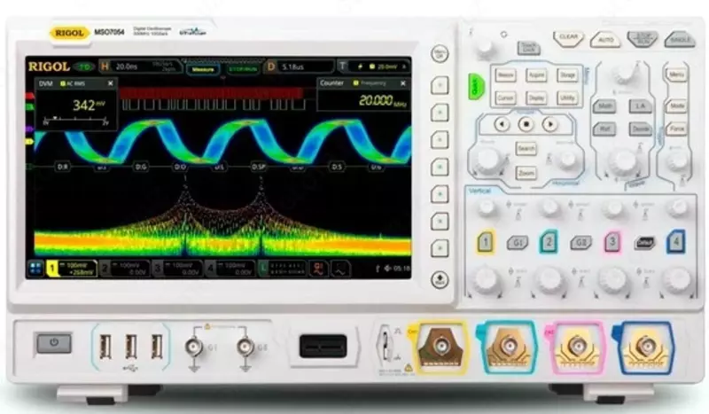 MSO7034 — цифровой осциллограф