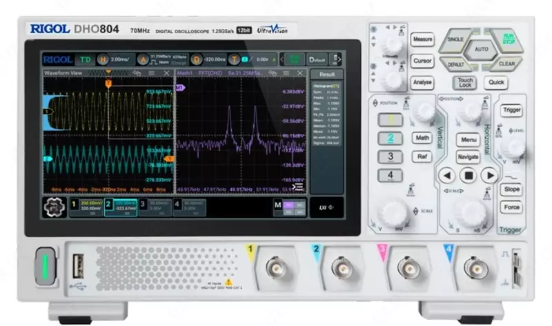 DHO804 — цифровой осциллограф высокого разрешения