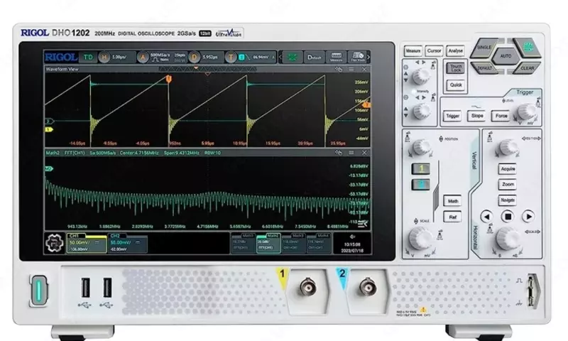 DHO1202 — осциллограф цифровой запоминающий