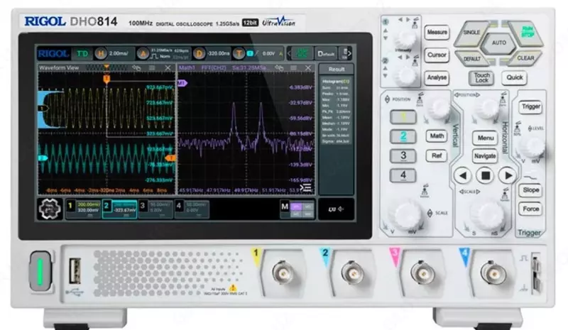 DHO814 — цифровой осциллограф высокого разрешения