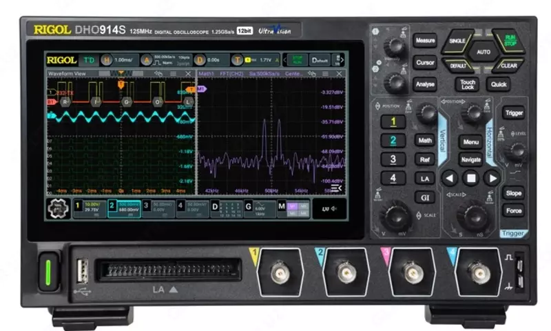 DHO914S — цифровой осциллограф высокого разрешения