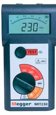 MIT230-HD — мегаомметр (с резиновым чехлом)