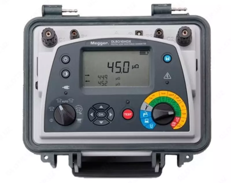 DLRO10HDX — цифровой микроомметр