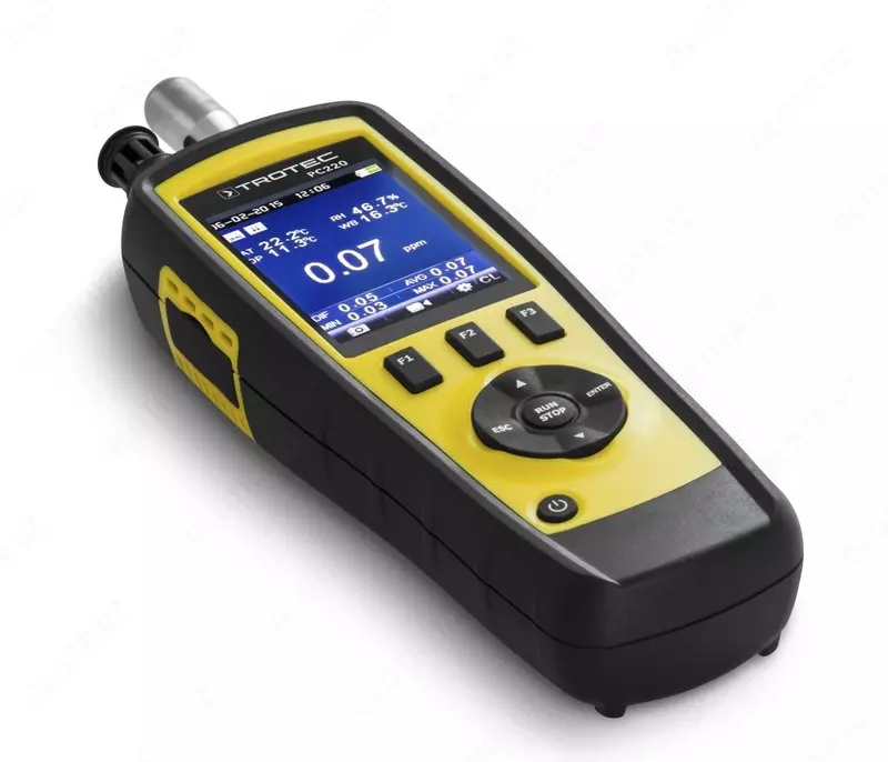 Trotec PC220 — анализатор пыли с измерением угарного газа (CO), формальдегида (HCHO) и летучих органических соединений (VOC/TVOC)