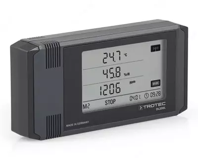 DL200L — логгер температуры, влажности, точки росы и углекислого газа (CO₂)