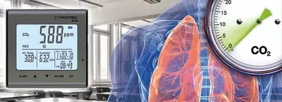 Trotec BZ30 — логгер температуры, влажности и углекислого газа