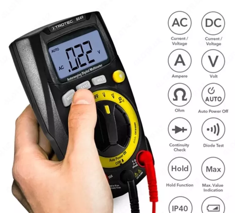 Trotec BE49 — цифровой мультиметр