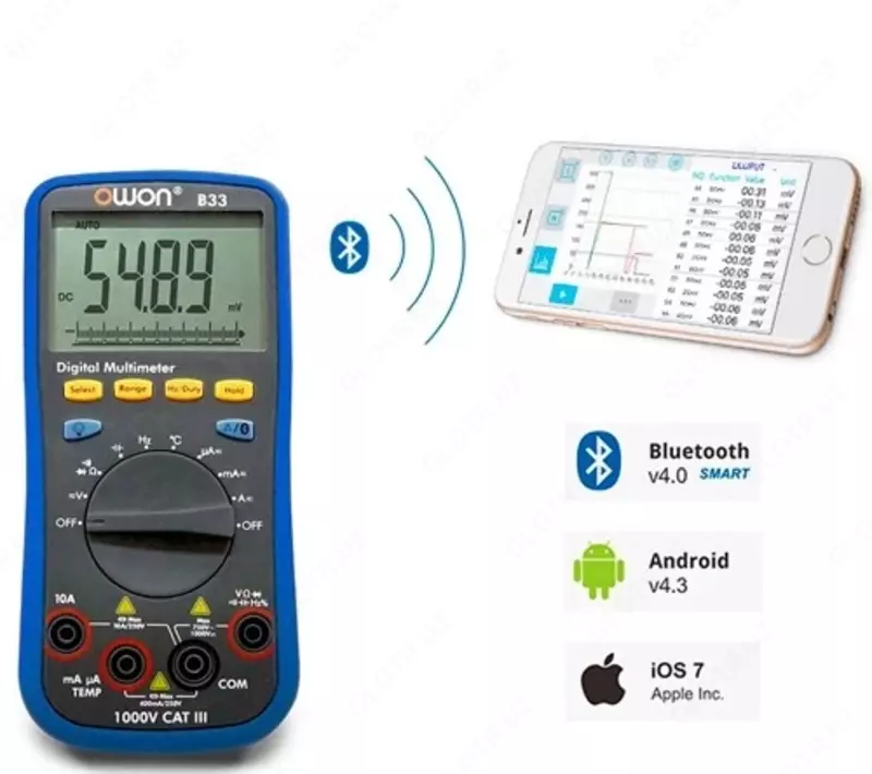 B35T — мультиметр цифровой True RMS с Bluetooth