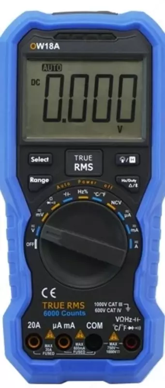 OW18A — мультиметр цифровой True RMS