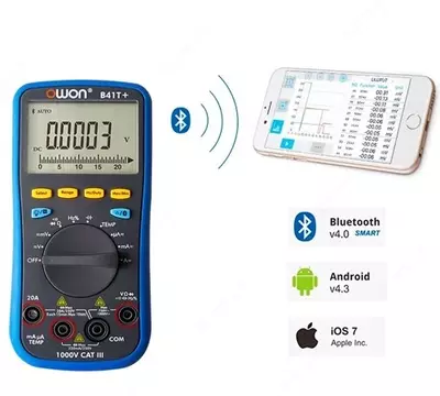 B41T+ — мультиметр цифровой True RMS с Bluetooth