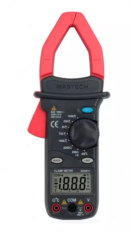 MS2001F — клещи токоизмерительные цифровые