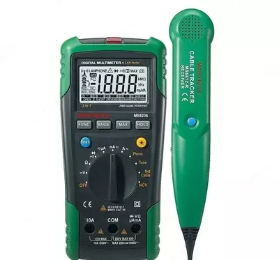 MS8236 — мультиметр цифровой + кабельный тестер + детектор напряжения