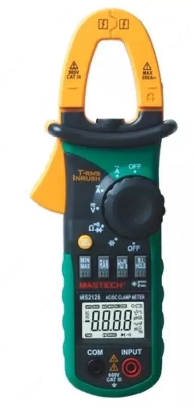 MS2128 — клещи токоизмерительные цифровые