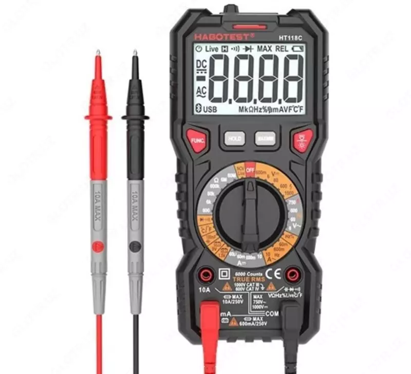 HT118C — мультиметр цифровой (TrueRMS)