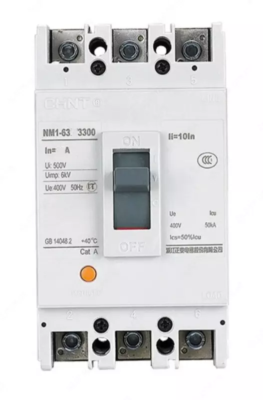 Автоматический выключатель NM1-63S/3Р 25A 15кА CHINT