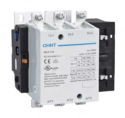Контактор электромагнитный NC2-115 115A CHINT 220V