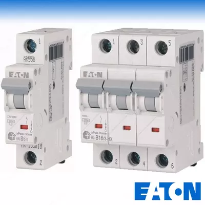 Автоматический выключатель EATON HL-B16/1 1P B 25А 4,5kA