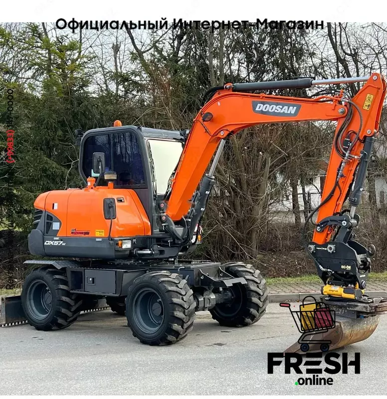 Колесный экскаватор DOOSAN DX57W