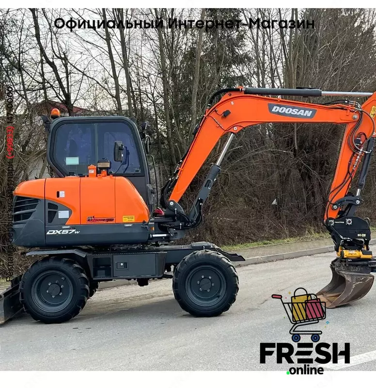 Колесный экскаватор DOOSAN DX57W