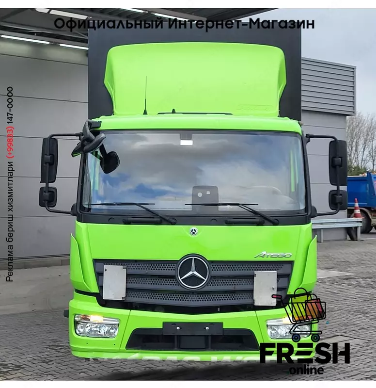 Mercedes Atego 1218 4X2 Шторки грузовик (на заказ)