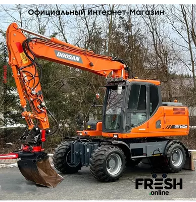 Колесный экскаватор Doosan DX140W