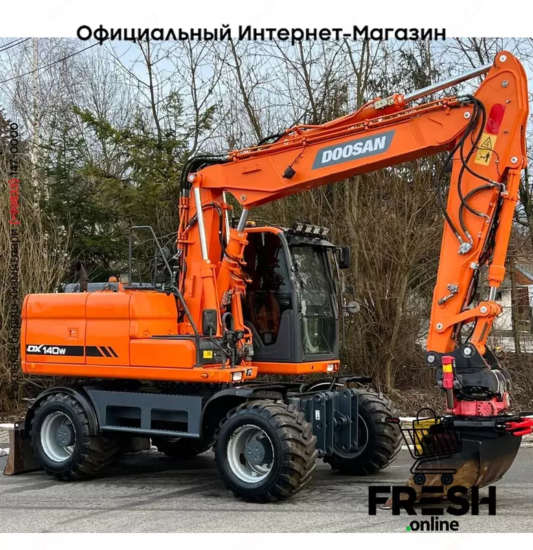 Колесный экскаватор Doosan DX140W