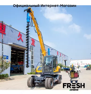 Экскаватор модифицированный шнековый буровой станок