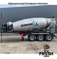 Бетономсеситель Euromix MTP 3 Assen полуприцепы