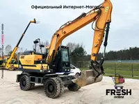 в рассрочку от 1 199 сум Колесный экскаватор Hyundai HW140