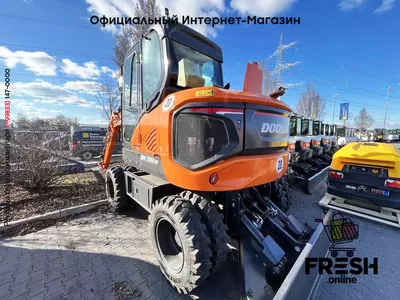 Колесный экскаватор Doosan DX 100 W-7