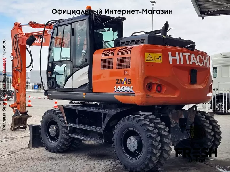 Колесный экскаватор Hitachi ZX140 W-6 4X4