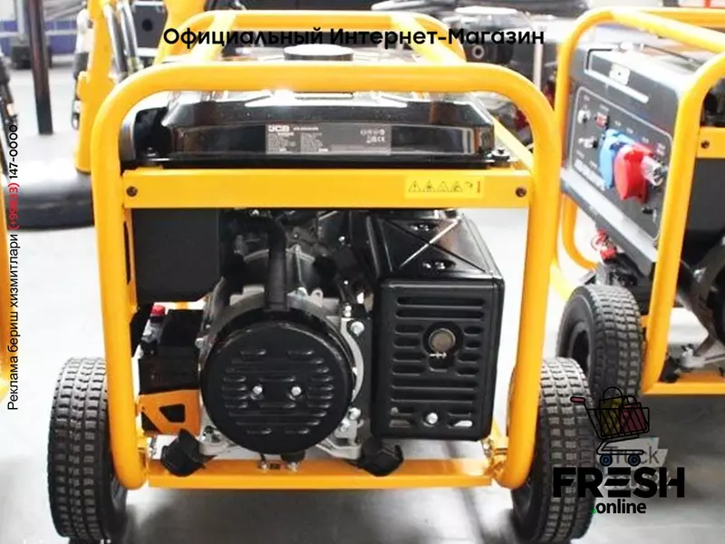 Новый газовый генератор JCB GNL8010PE