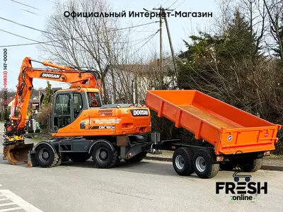 Колесный экскаватор Doosan DX160W