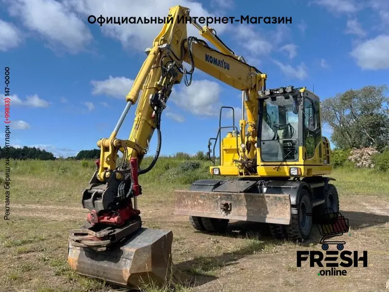 Колесный экскаватор Komatsu PW148-8