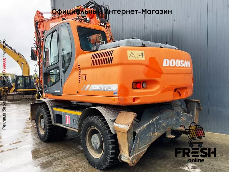 Колесный экскаватор Doosan DX170W - Engcon