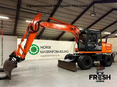 Колесный экскаватор Hitachi EX135